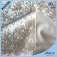 145CM or 280CM Burnish Surface Ice Bloom Velvet Fabric for Curtain and Upholstery to Mid East / Dubai / Saudi Arabia